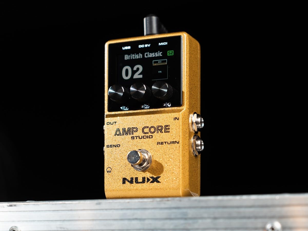 【NUX AMP CORE STUDIO 】美品！ NUX Amp Core Studio Amp Modeler & IR Guitar Effects Pedal